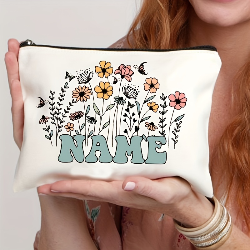 Luxury Bags Brand Names - Kişiselleştirilmiş İsim Makyaj Çantası Seyahat Kozmetik
