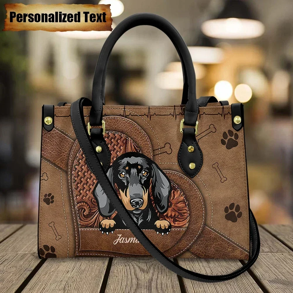 Luxury Bags Brand Names - Kadın için Deri Omuz Çantaları Kişiselleştirilmiş