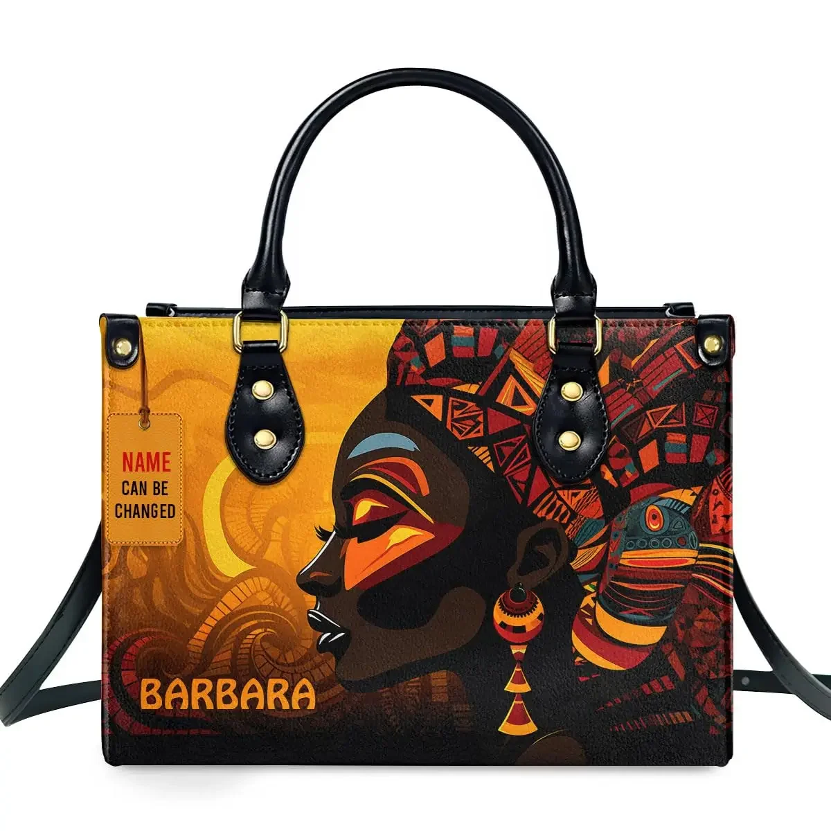 Luxury Bags Girls - Siyah Kadınlar İçin Afrika Kız Baskılı