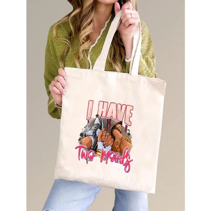 ROMWE Kawaii Yay Desen Kanvas  - Canvas Tote Designer incelemesi ve fiyatı