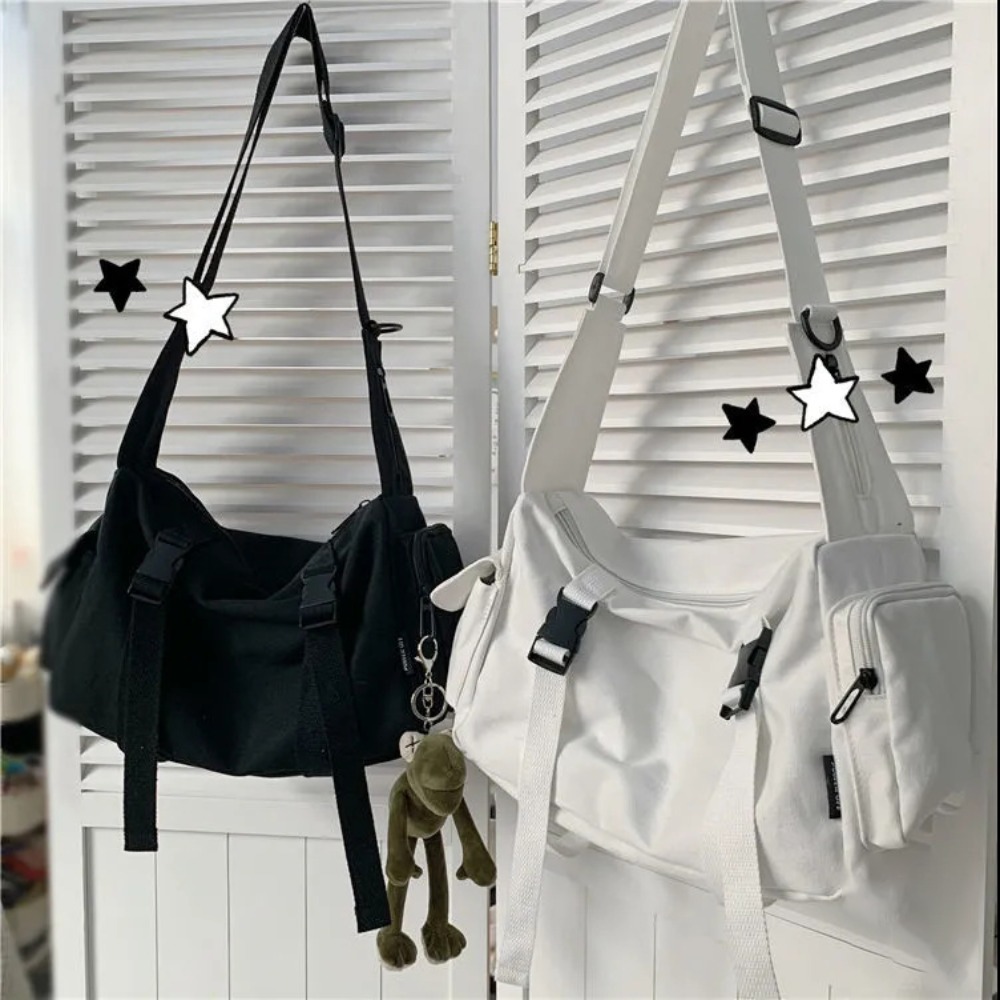 Siyah Crossbody çanta kadın ta - Canvas Tote Designer incelemesi ve fiyatı