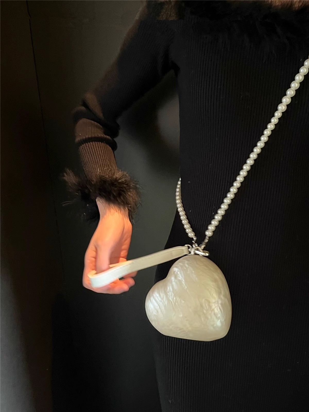 Moda Akrilik Kalpler Gece Çant - Luxury Bags Girls incelemesi ve fiyatı