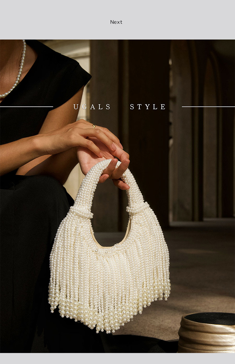 Tasarım Saplı İncili Abiye El  - Luxury Bag Collection incelemesi ve fiyatı
