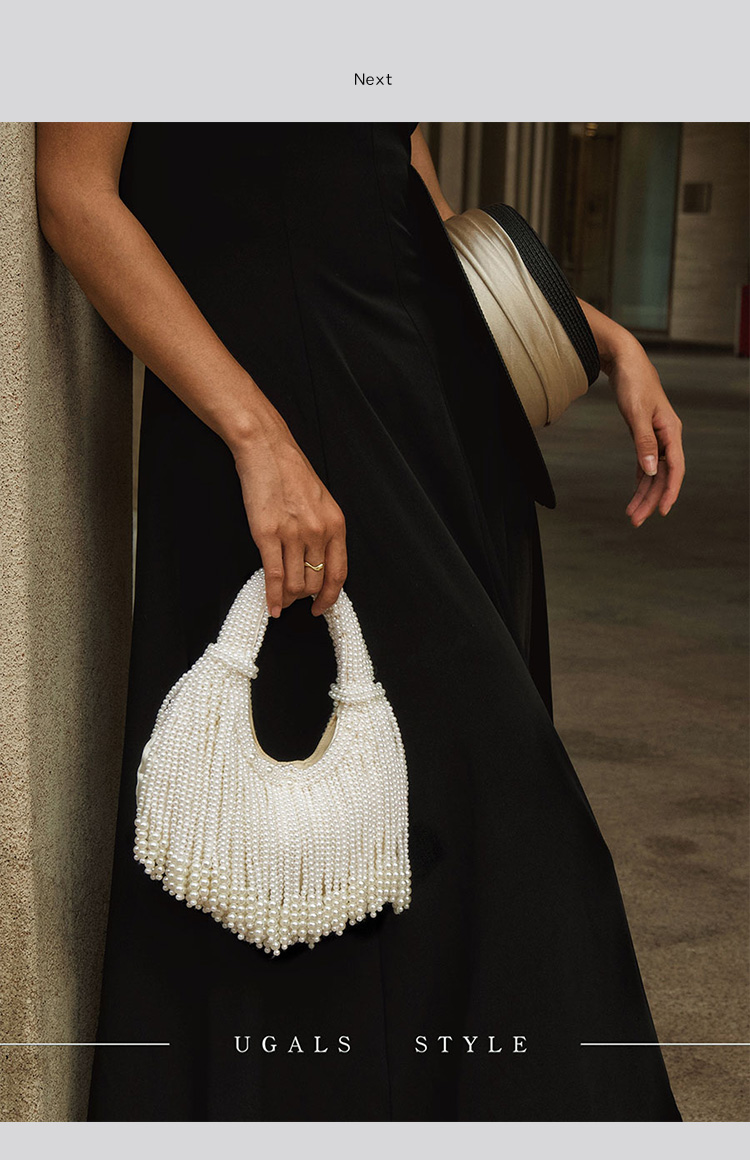 Tasarım Saplı İncili Abiye El  - Luxury Bag Collection incelemesi ve fiyatı